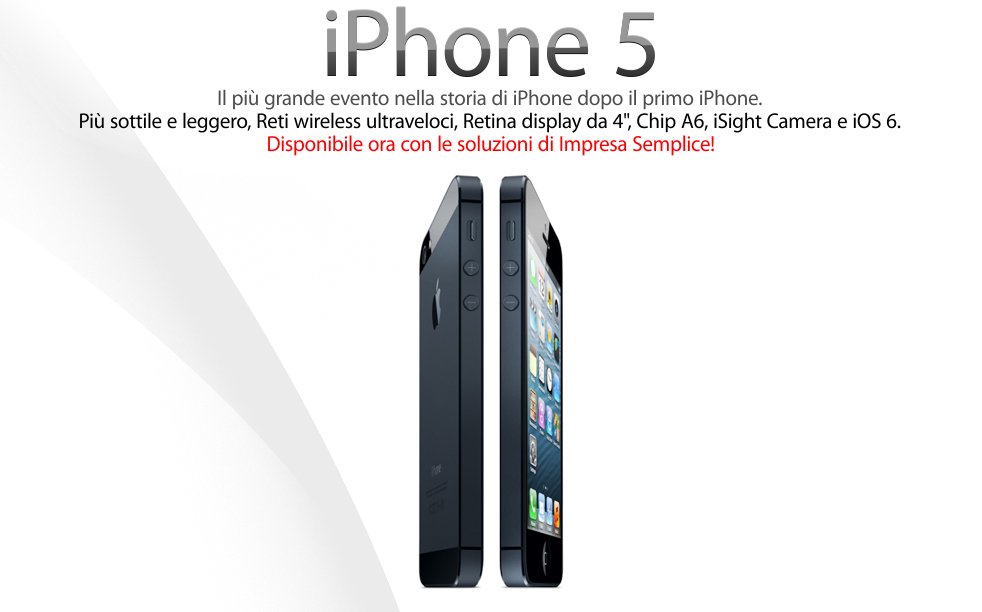 iPhone 5 Con Le Nostre Offerte